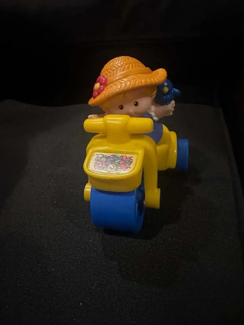 Vintage Fisher-Price Little People Maggie on Tricycle